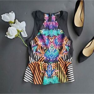 Do & Be Multi colored, print Tank blouse